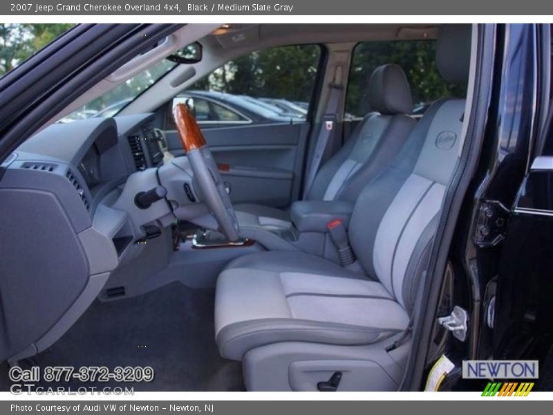 Black / Medium Slate Gray 2007 Jeep Grand Cherokee Overland 4x4