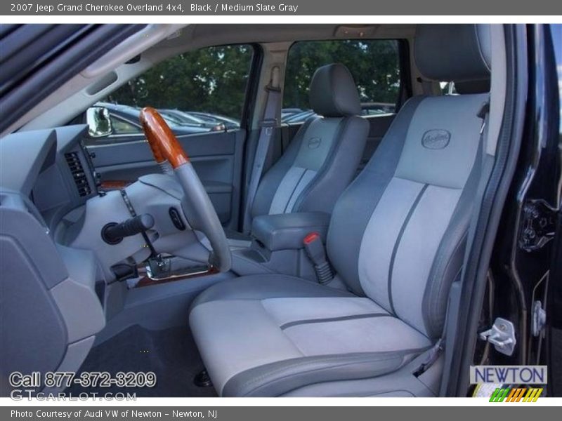 Black / Medium Slate Gray 2007 Jeep Grand Cherokee Overland 4x4