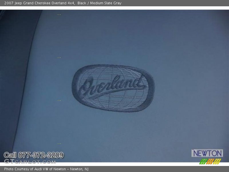 Black / Medium Slate Gray 2007 Jeep Grand Cherokee Overland 4x4