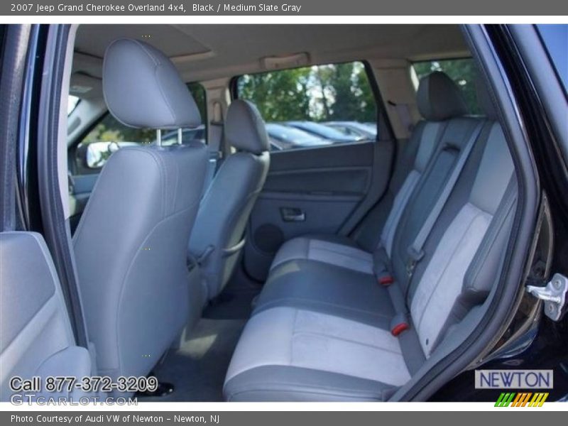 Black / Medium Slate Gray 2007 Jeep Grand Cherokee Overland 4x4