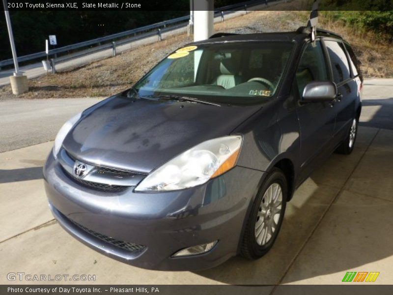 Slate Metallic / Stone 2010 Toyota Sienna XLE