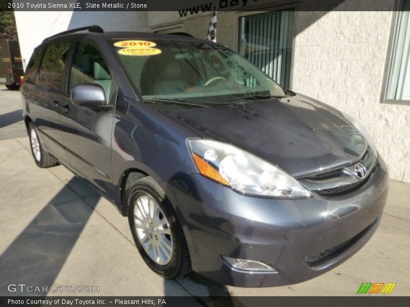 Slate Metallic / Stone 2010 Toyota Sienna XLE