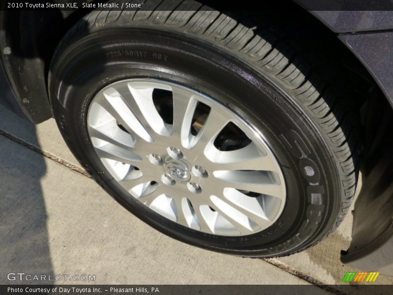 Slate Metallic / Stone 2010 Toyota Sienna XLE