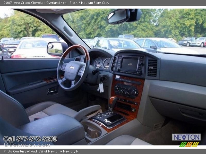 Black / Medium Slate Gray 2007 Jeep Grand Cherokee Overland 4x4