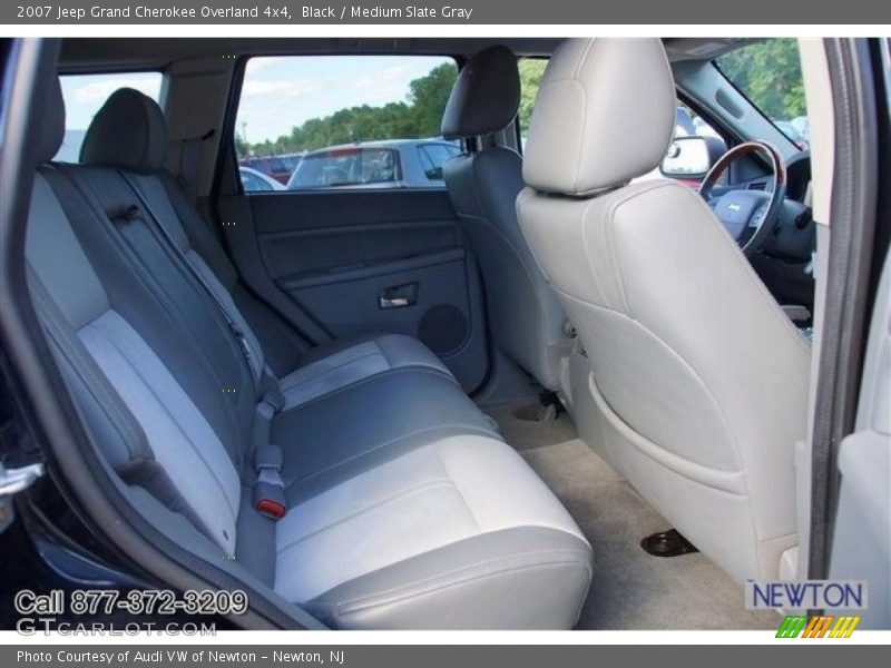 Black / Medium Slate Gray 2007 Jeep Grand Cherokee Overland 4x4
