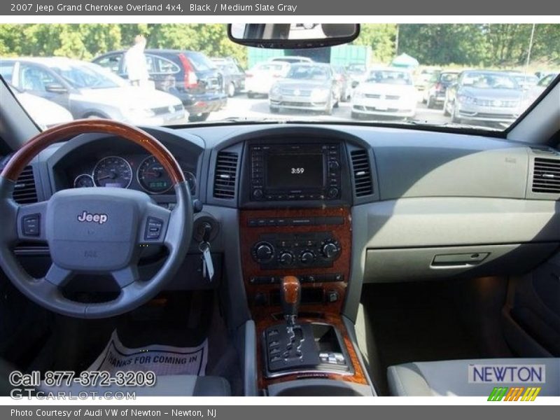 Black / Medium Slate Gray 2007 Jeep Grand Cherokee Overland 4x4