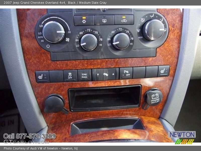 Black / Medium Slate Gray 2007 Jeep Grand Cherokee Overland 4x4