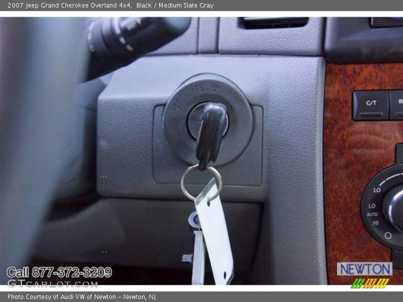 Black / Medium Slate Gray 2007 Jeep Grand Cherokee Overland 4x4