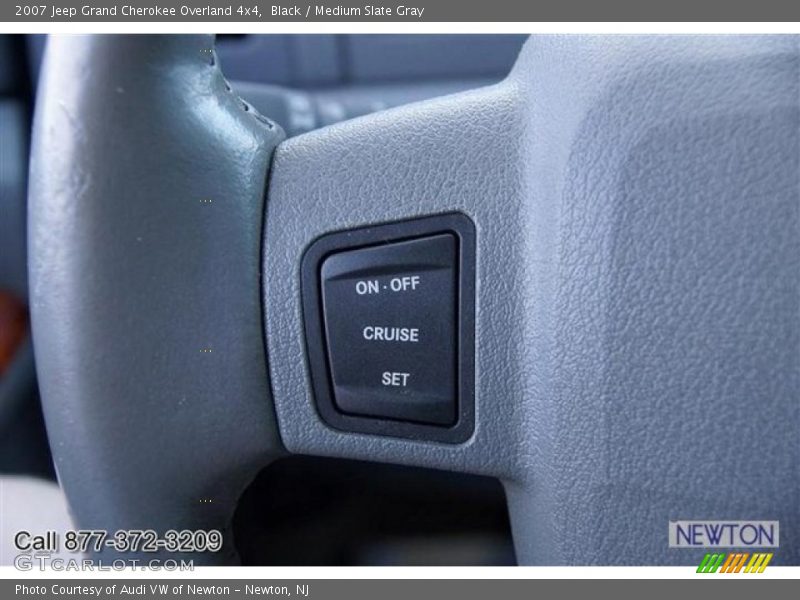Black / Medium Slate Gray 2007 Jeep Grand Cherokee Overland 4x4