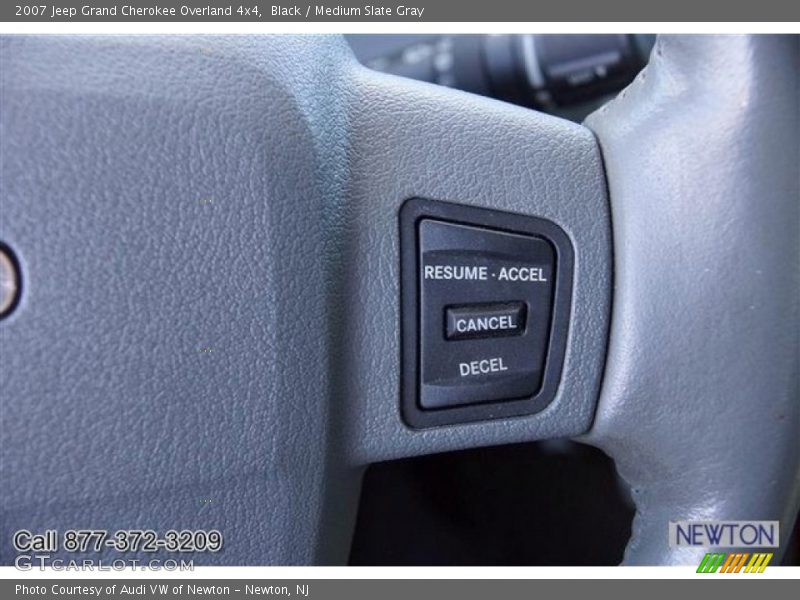 Black / Medium Slate Gray 2007 Jeep Grand Cherokee Overland 4x4