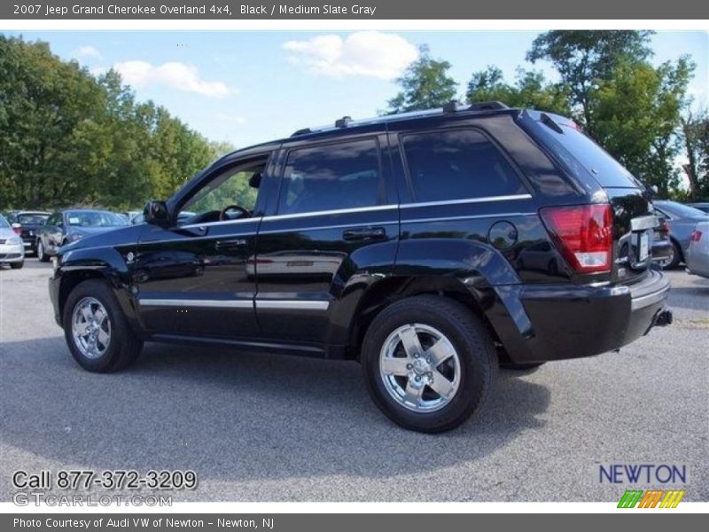 Black / Medium Slate Gray 2007 Jeep Grand Cherokee Overland 4x4