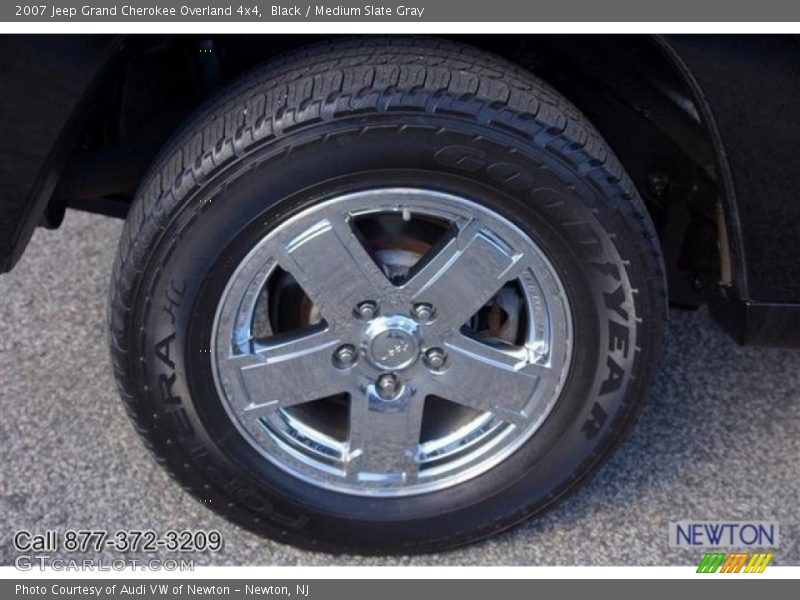 Black / Medium Slate Gray 2007 Jeep Grand Cherokee Overland 4x4