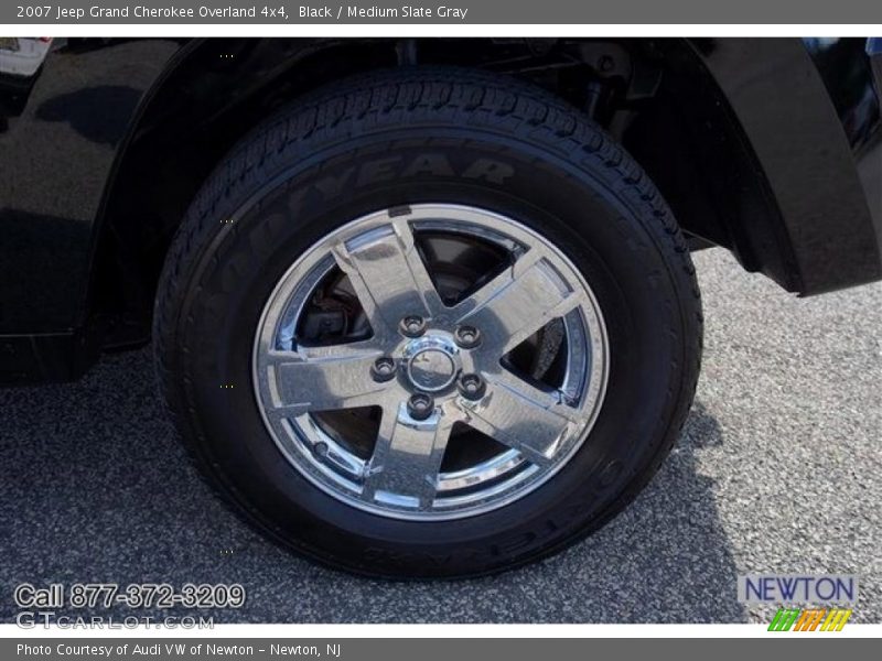 Black / Medium Slate Gray 2007 Jeep Grand Cherokee Overland 4x4