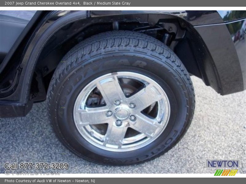 Black / Medium Slate Gray 2007 Jeep Grand Cherokee Overland 4x4