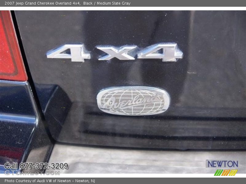 Black / Medium Slate Gray 2007 Jeep Grand Cherokee Overland 4x4