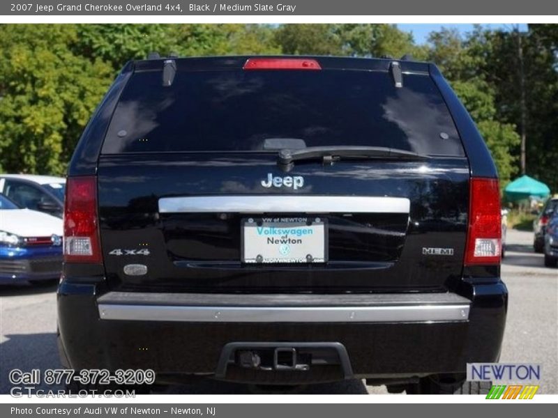 Black / Medium Slate Gray 2007 Jeep Grand Cherokee Overland 4x4