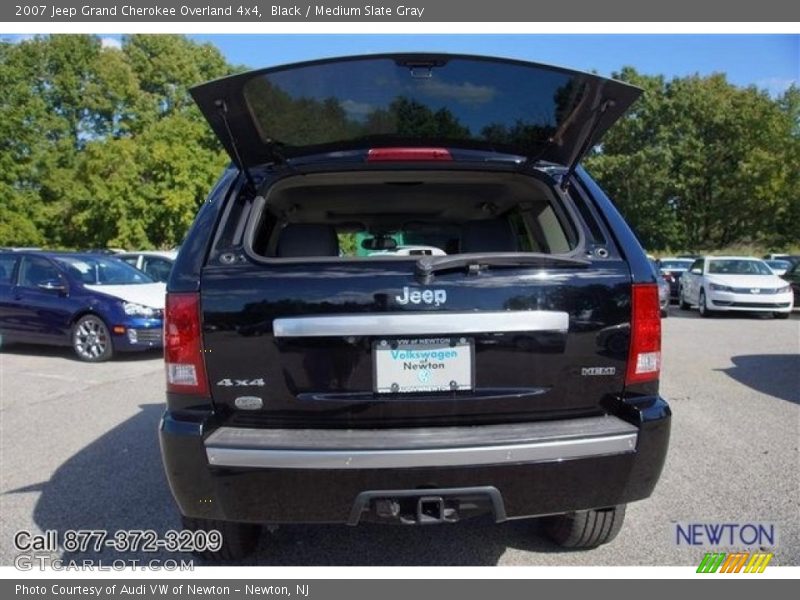 Black / Medium Slate Gray 2007 Jeep Grand Cherokee Overland 4x4