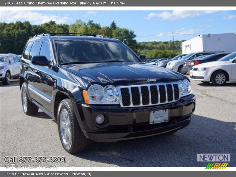 Black / Medium Slate Gray 2007 Jeep Grand Cherokee Overland 4x4