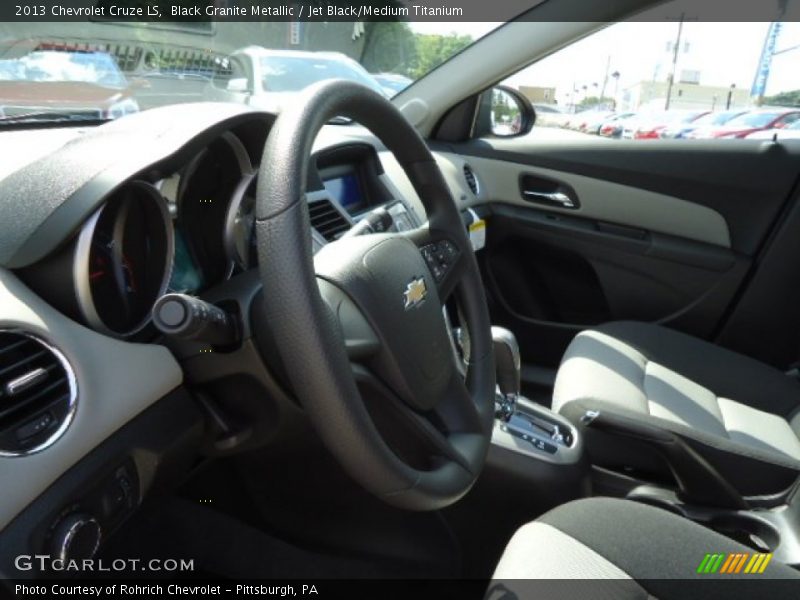 Black Granite Metallic / Jet Black/Medium Titanium 2013 Chevrolet Cruze LS