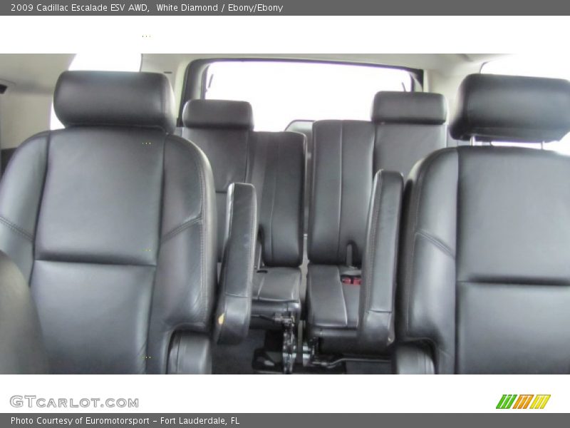 White Diamond / Ebony/Ebony 2009 Cadillac Escalade ESV AWD