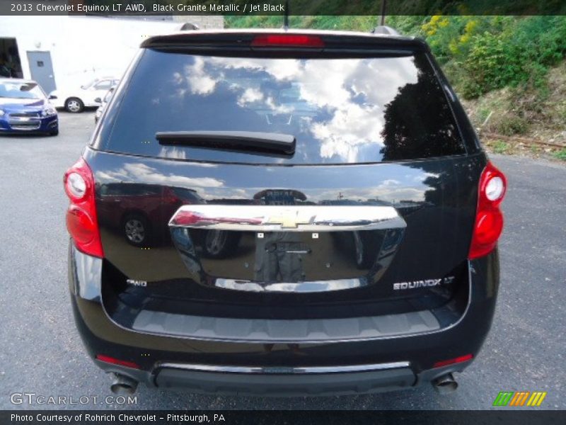 Black Granite Metallic / Jet Black 2013 Chevrolet Equinox LT AWD