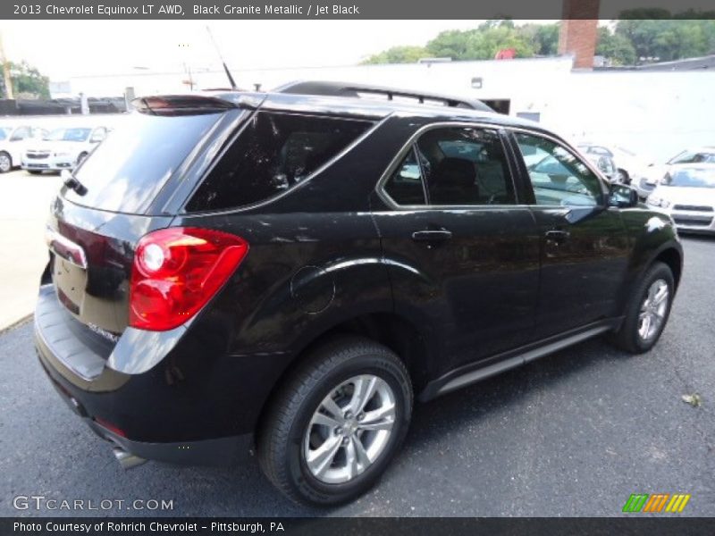 Black Granite Metallic / Jet Black 2013 Chevrolet Equinox LT AWD