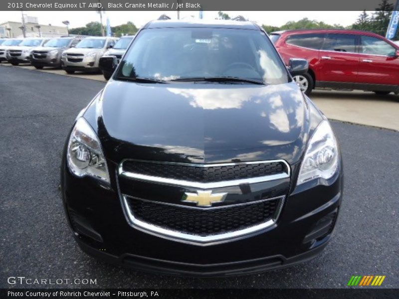 Black Granite Metallic / Jet Black 2013 Chevrolet Equinox LT AWD