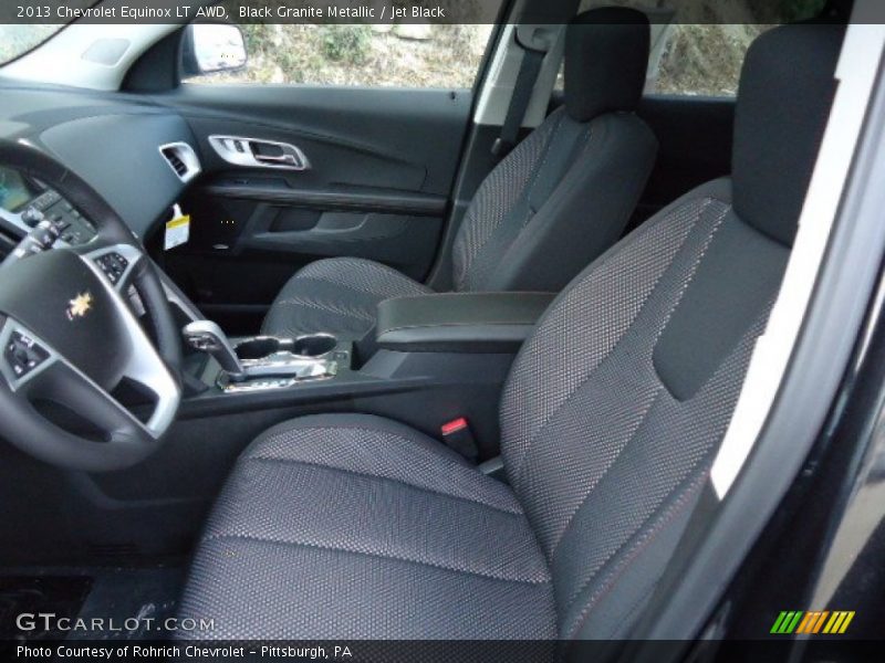 Front Seat of 2013 Equinox LT AWD