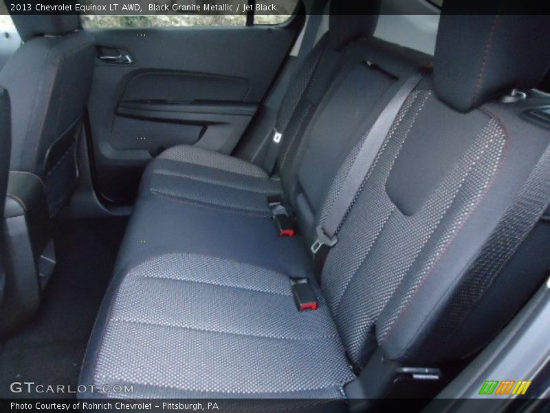 Rear Seat of 2013 Equinox LT AWD