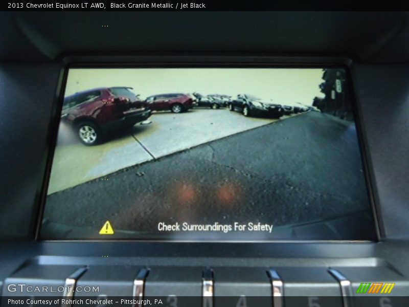 Black Granite Metallic / Jet Black 2013 Chevrolet Equinox LT AWD