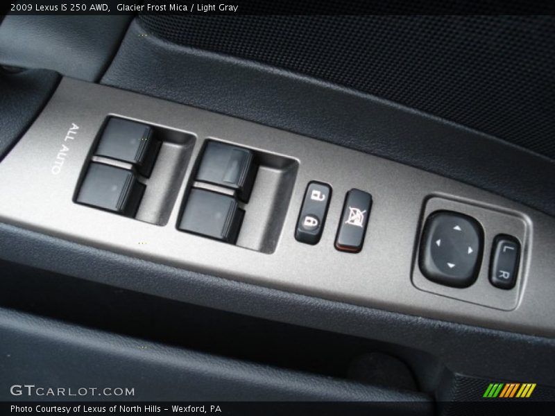 Glacier Frost Mica / Light Gray 2009 Lexus IS 250 AWD
