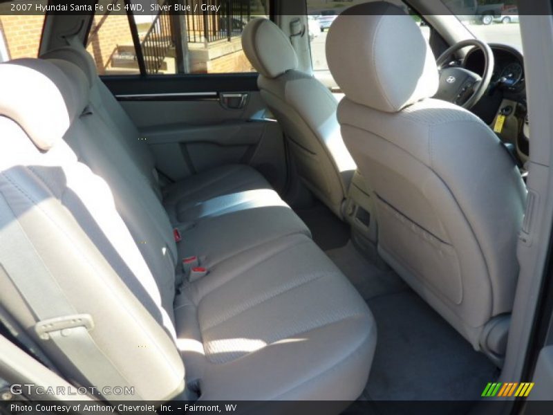 Silver Blue / Gray 2007 Hyundai Santa Fe GLS 4WD
