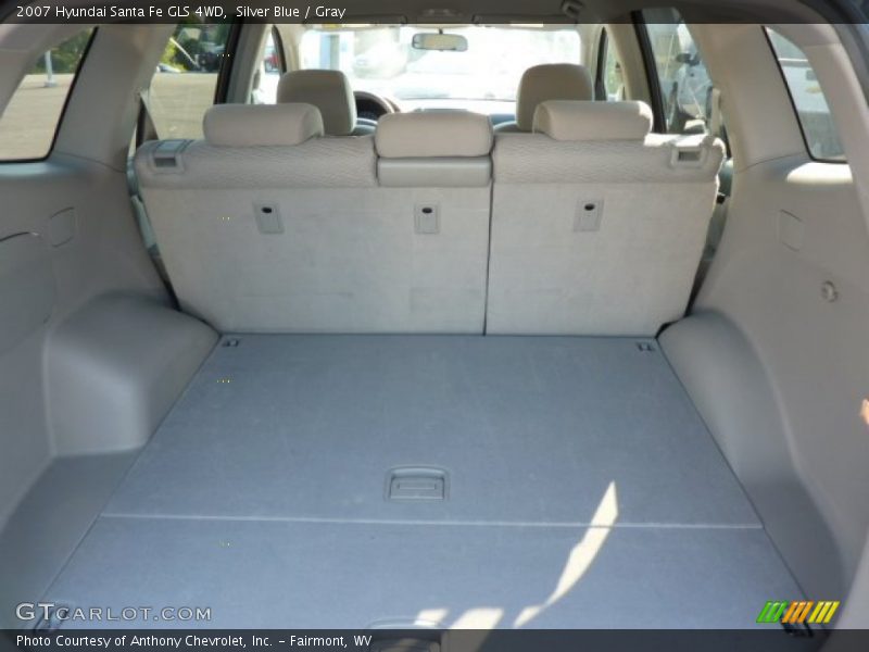 Silver Blue / Gray 2007 Hyundai Santa Fe GLS 4WD