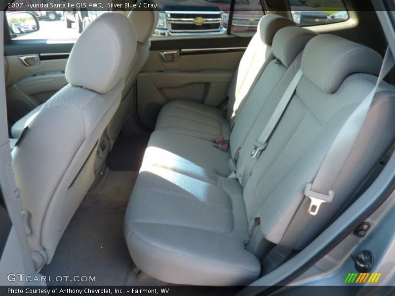 Silver Blue / Gray 2007 Hyundai Santa Fe GLS 4WD