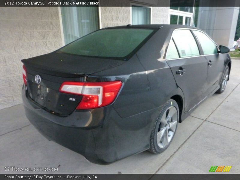 Attitude Black Metallic / Black 2012 Toyota Camry SE