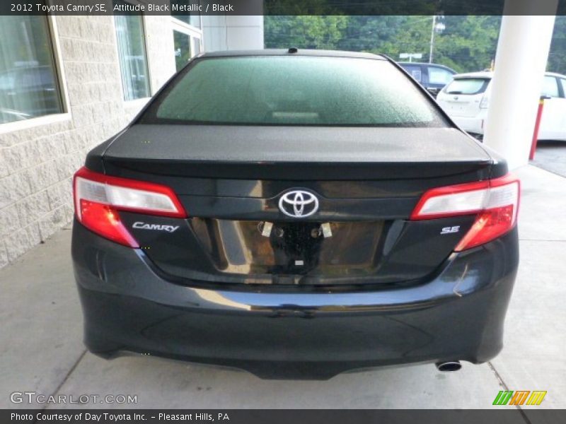 Attitude Black Metallic / Black 2012 Toyota Camry SE