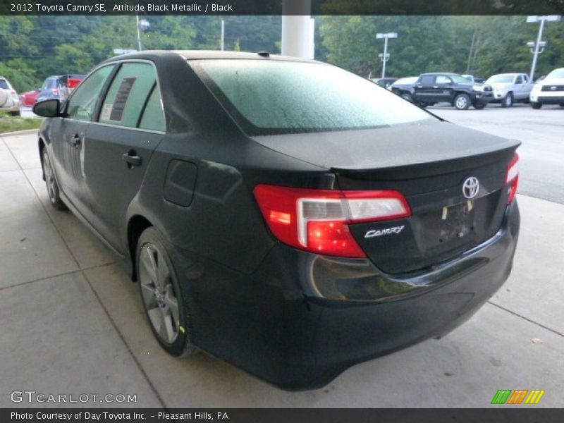 Attitude Black Metallic / Black 2012 Toyota Camry SE