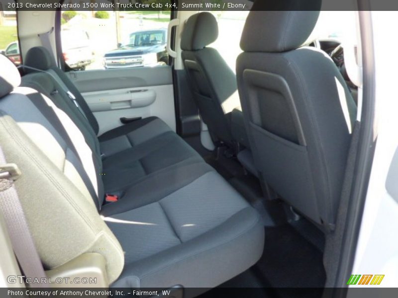 Summit White / Ebony 2013 Chevrolet Silverado 1500 Work Truck Crew Cab 4x4