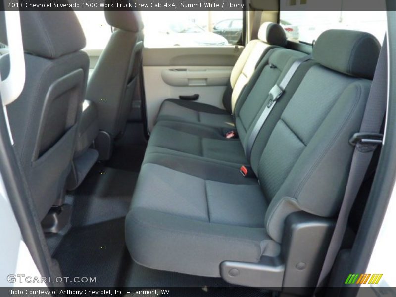 Summit White / Ebony 2013 Chevrolet Silverado 1500 Work Truck Crew Cab 4x4