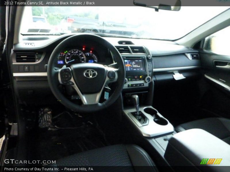 Attitude Black Metallic / Black 2012 Toyota Camry SE