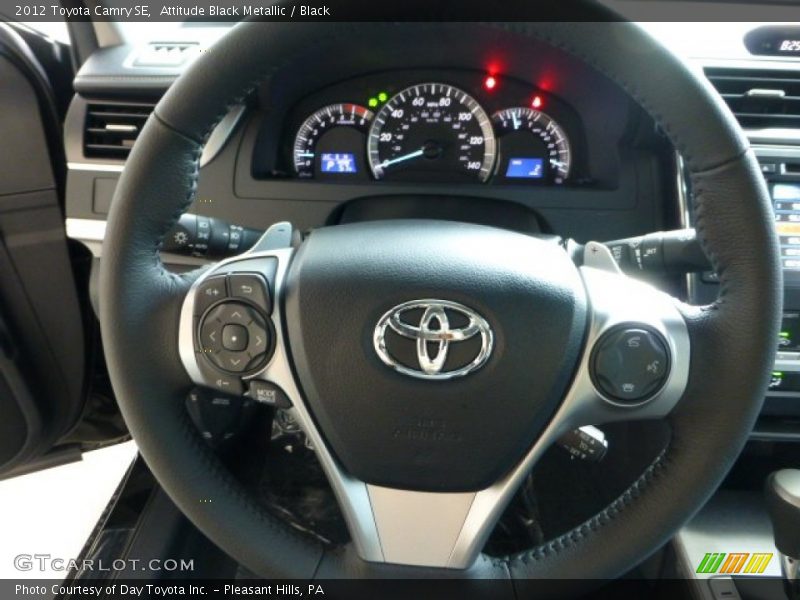 Attitude Black Metallic / Black 2012 Toyota Camry SE