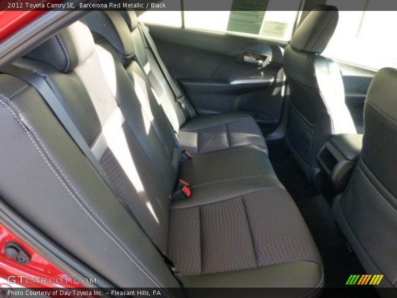 Barcelona Red Metallic / Black 2012 Toyota Camry SE