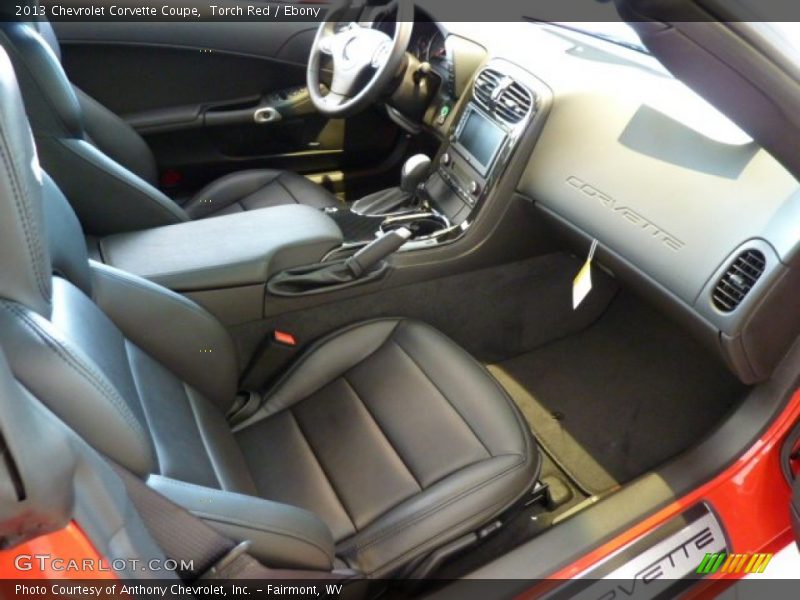  2013 Corvette Coupe Ebony Interior