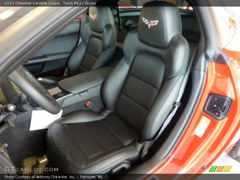 Front Seat of 2013 Corvette Coupe