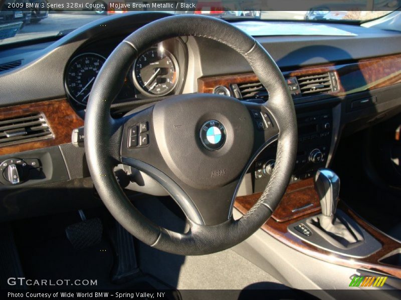 Mojave Brown Metallic / Black 2009 BMW 3 Series 328xi Coupe
