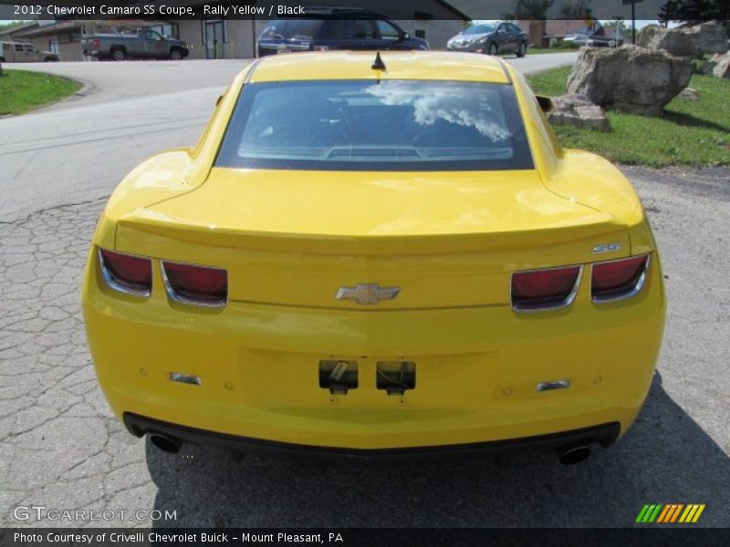 Rally Yellow / Black 2012 Chevrolet Camaro SS Coupe