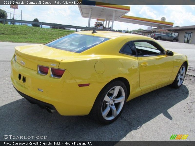 Rally Yellow / Black 2012 Chevrolet Camaro SS Coupe