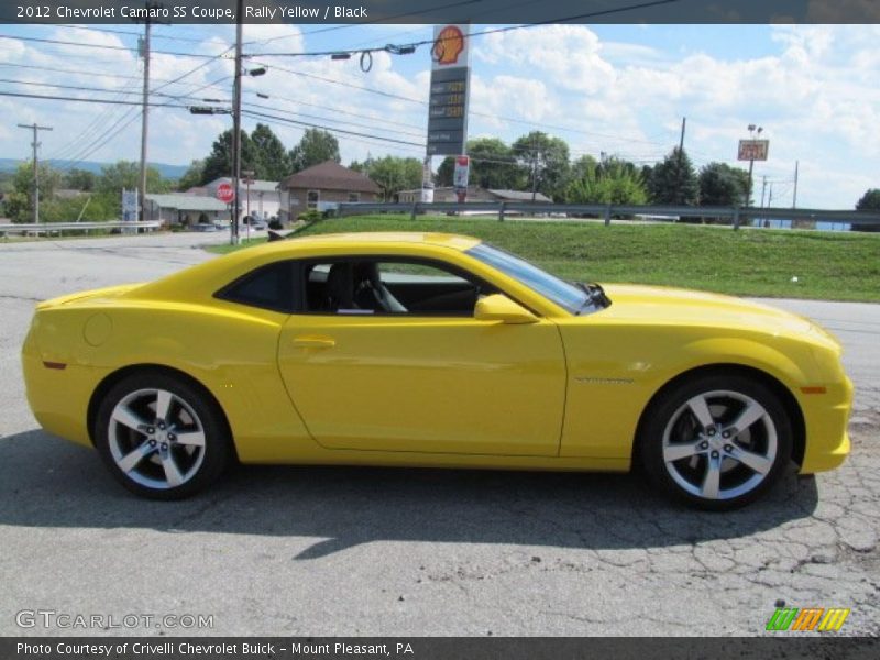 Rally Yellow / Black 2012 Chevrolet Camaro SS Coupe