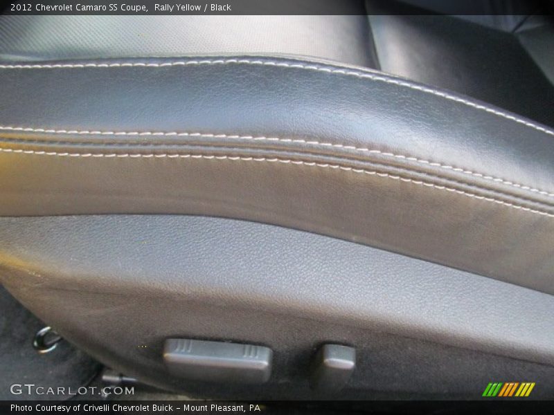 Rally Yellow / Black 2012 Chevrolet Camaro SS Coupe