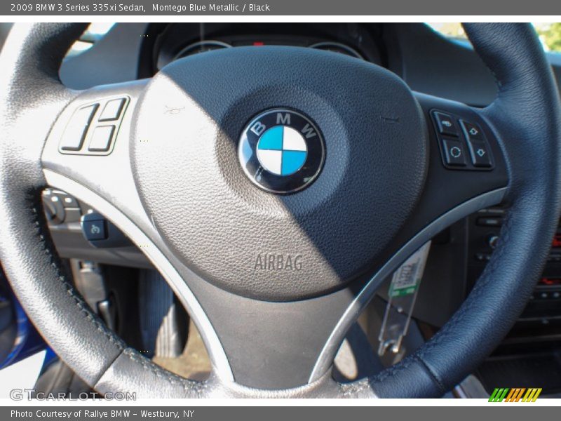 Montego Blue Metallic / Black 2009 BMW 3 Series 335xi Sedan